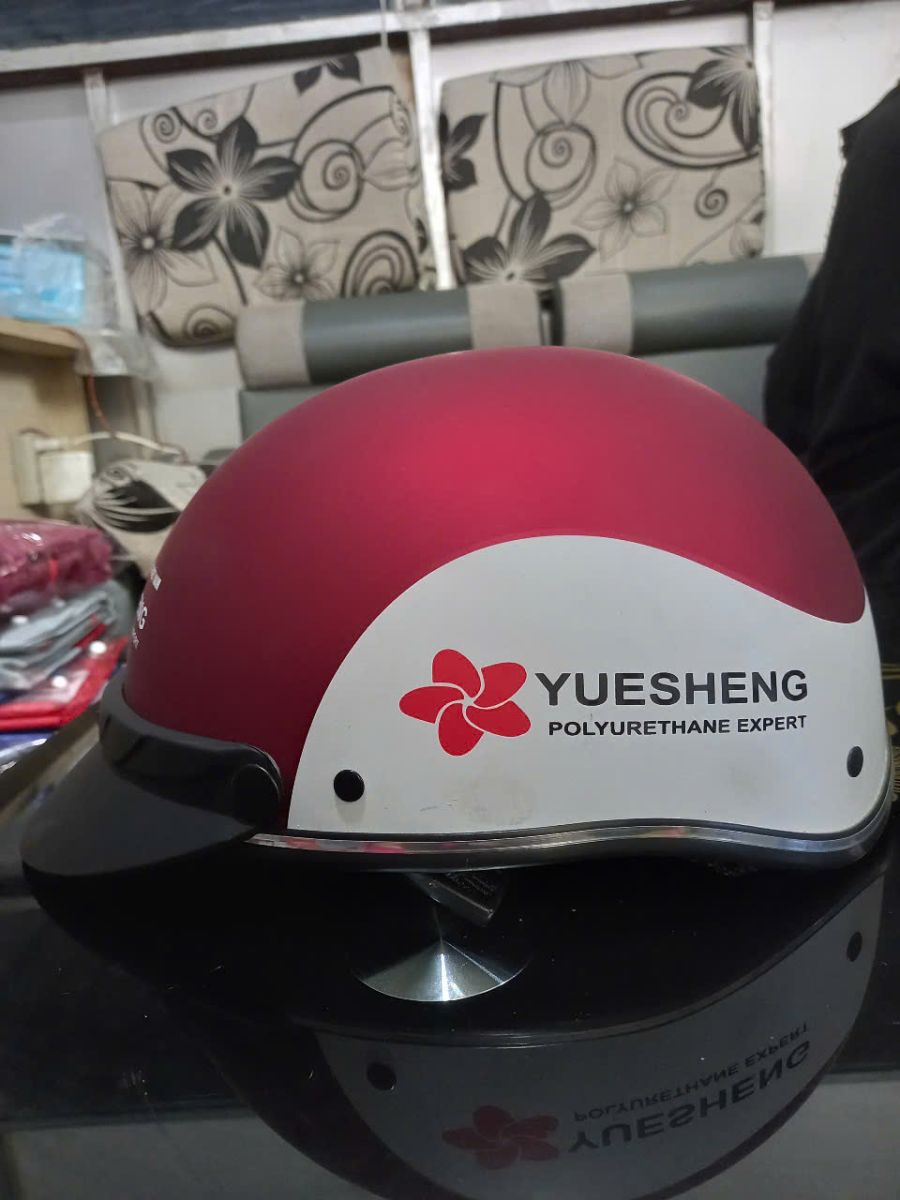 nón bảo hiểm in logo công ty