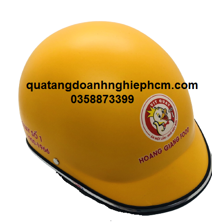 nón bảo hiểm in logo Hương Giang Food