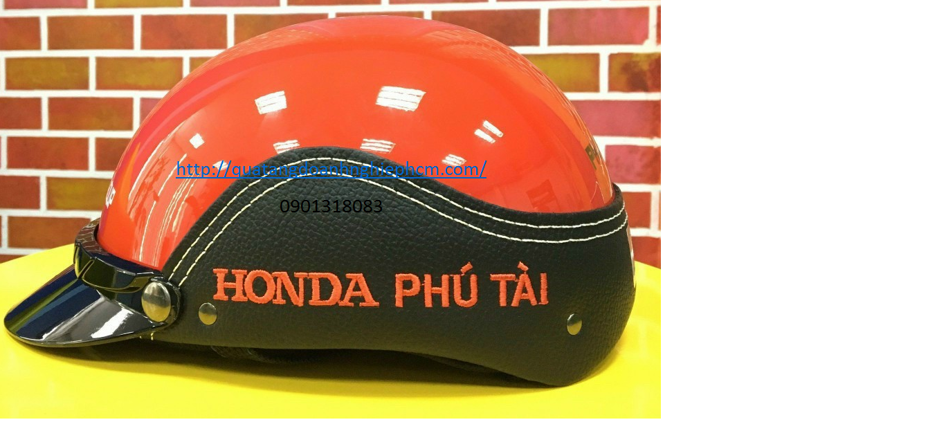 nón bảo hiểm quà tặng của honda phú tài